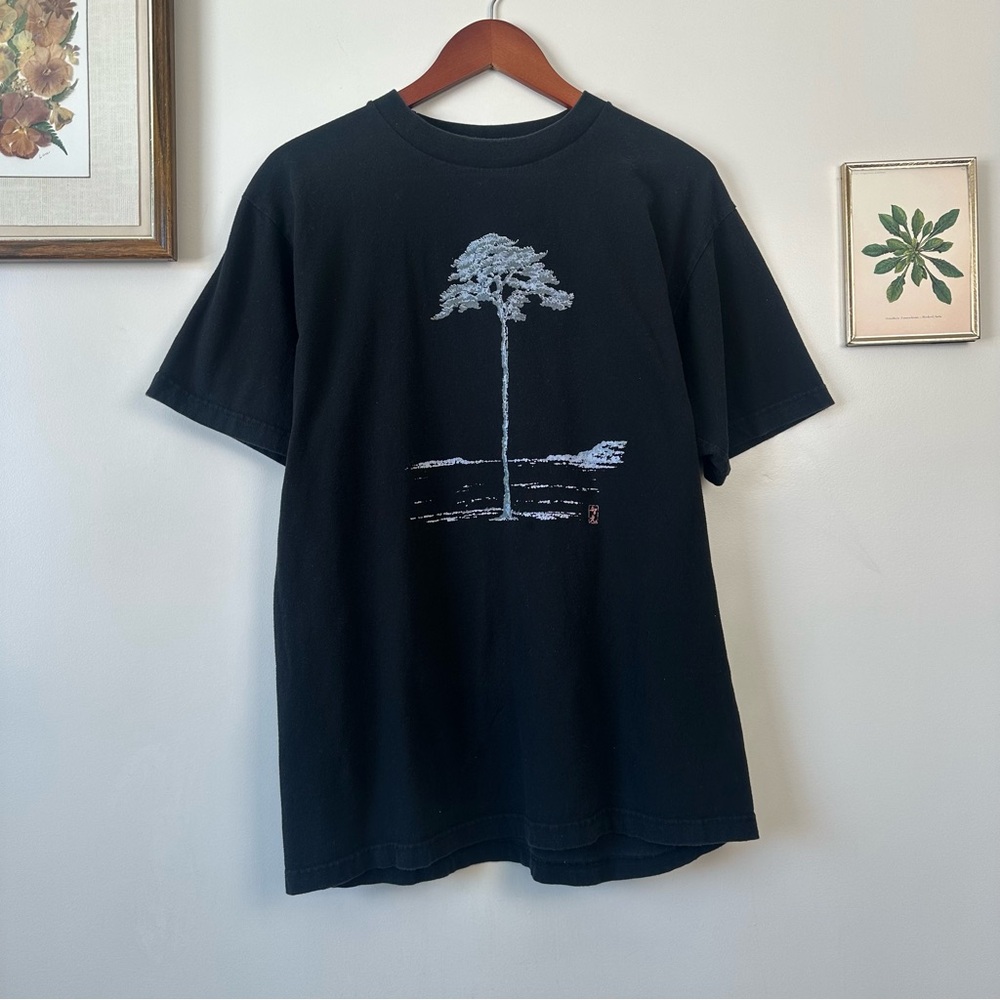 Little Romance Black Tree Graphic stew 100% Cotton